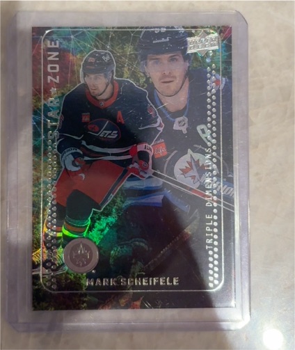 2023-24 Upper Deck Series 1 #SZ-18 Mark Scheifele Star Zone Winnipeg Jets — front