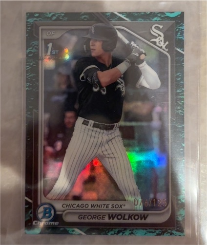 2024 Bowman Chrome Prospects #BCP-144 George Wolkow — front