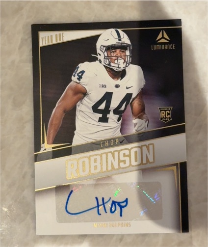 2024 Panini Luminance #128 Chop Robinson — front