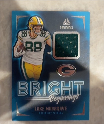 2024 Panini Luminance Bright Beginnings #BB-LM Luke Musgrave — front