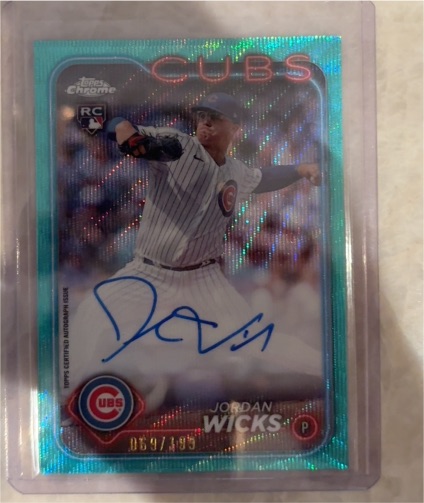 2024 Topps Chrome #RA-JWS Jordan Wicks — front