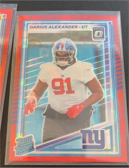 2025 Donruss Optic #379 Darius Alexander Rated Rookie — front