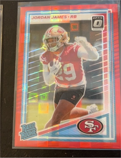 2025 Donruss Optic #374 Jordan James — front