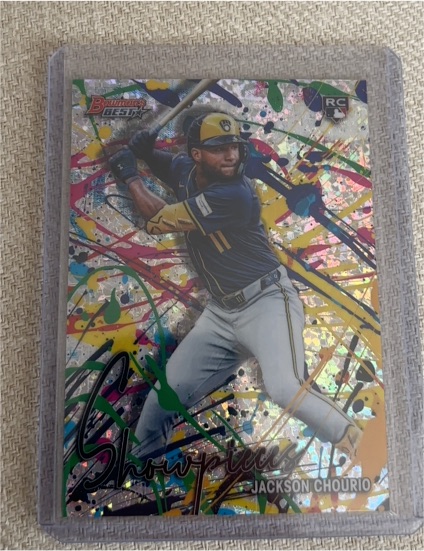 2024 Bowman's Best #BS-9 Jackson Chourio Showpieces Rookie — front