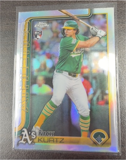2025 Topps Chrome Update #USC178 Nick Kurtz — front