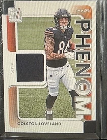 2025 Panini Donruss Rookie Phenom Jerseys #RPJ-CLD Colston Loveland — front