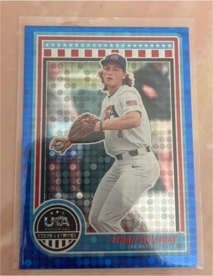 2025 Panini Stars and Stripes #14 Ethan Holliday — front