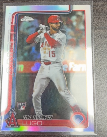 2025 Topps Chrome Update #USC166 Matthew Lugo — front