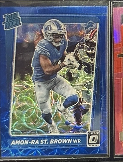 2021 Panini Donruss Optic #211 Amon-Ra St. Brown — front