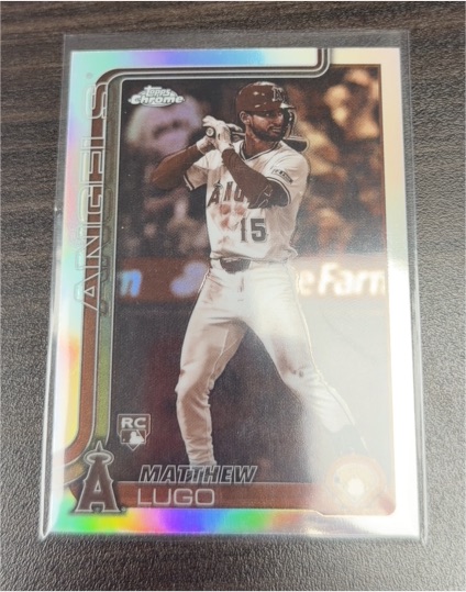 2025 Topps Chrome Update #USC166 Matthew Lugo — front