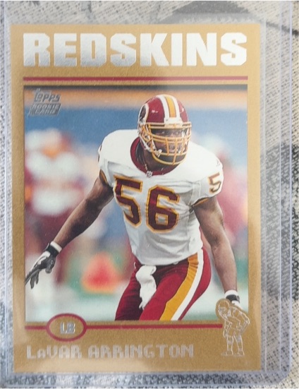 2004 Topps #43 LaVar Arrington Washington Redskins — front