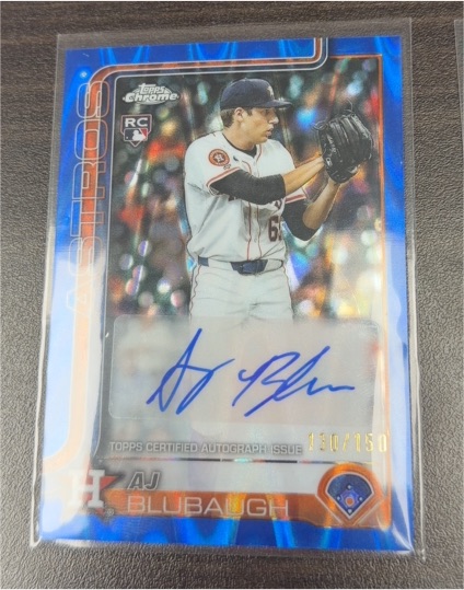 2025 Topps Chrome #RA-AB AJ Blubaugh — front
