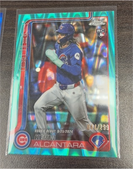 2025 Topps Chrome Update #USC25 Kevin Alcantara — front