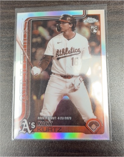 2025 Topps Chrome Update #USC180 Nick Kurtz — front