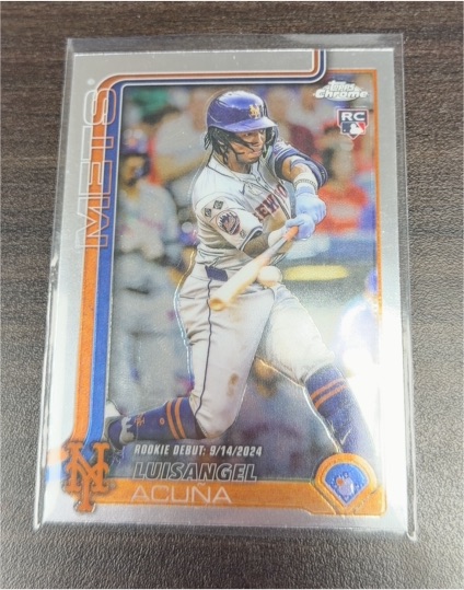 2025 Topps Chrome Update #USC53 Luisangel Acuna — front