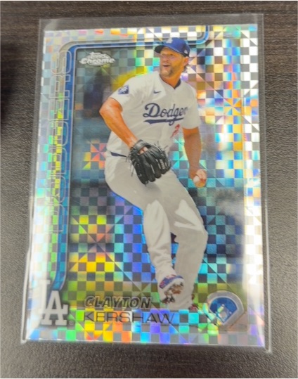 2025 Topps Chrome #88 Clayton Kershaw — front