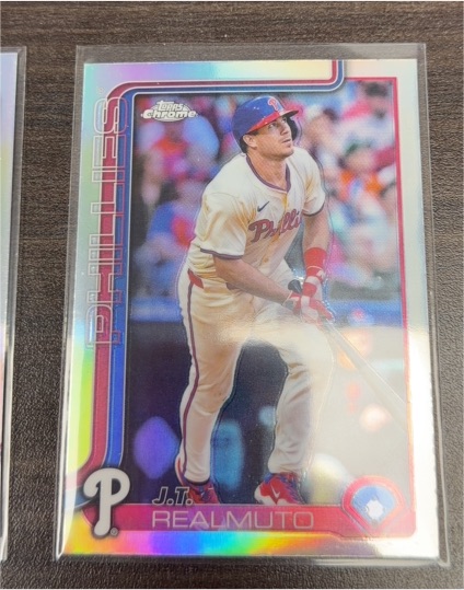 2025 Topps Chrome #2 J.T. Realmuto — front