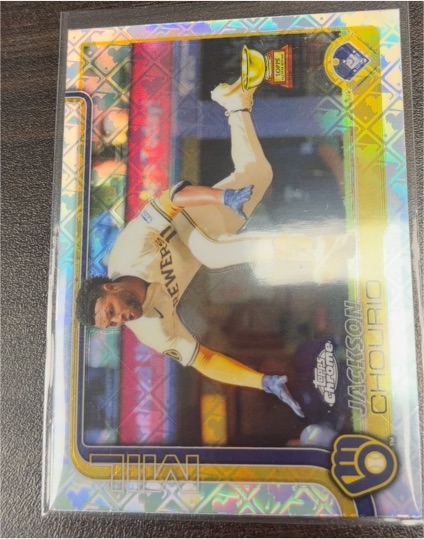 2025 Topps Chrome #262 Jackson Chourio — front