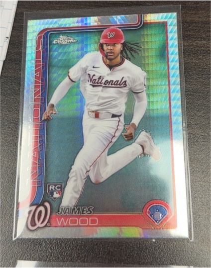 2025 Topps Series 1 #181 James Wood — front