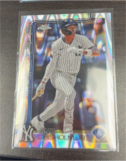 2025 Topps Chrome #283 Jazz Chisholm Jr. — front