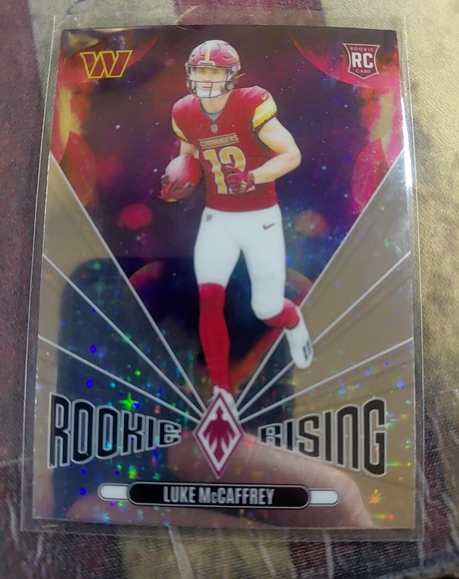 2024 Panini Phoenix #RR-LMC Luke McCaffrey Rookie Rising — front
