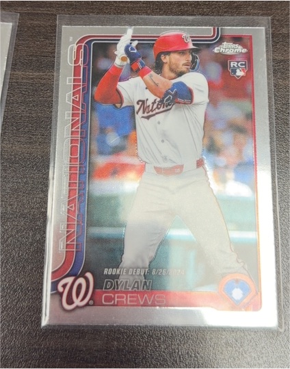 2025 Topps Chrome Update #USC190 Dylan Crews — front