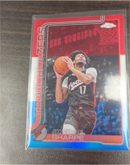 2025-26 Topps Chrome #150 Shaedon Sharpe — front