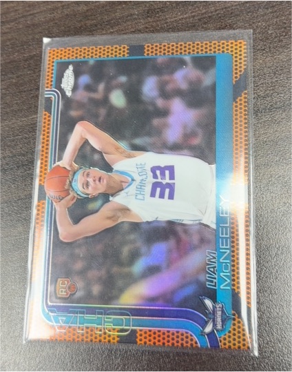 2025-26 Topps Chrome #279 Liam McNeely — front