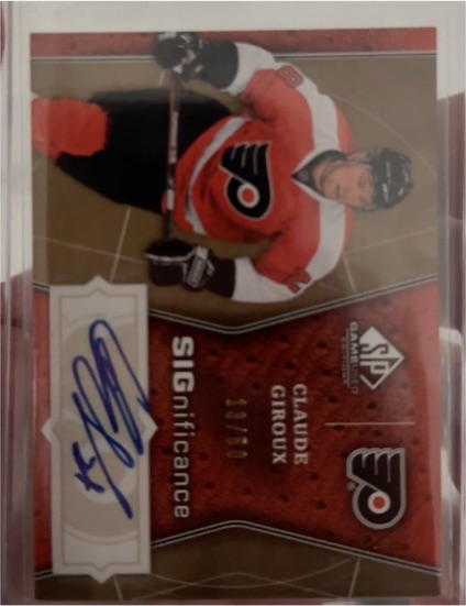 2008 Upper Deck SP Authentic #237 Claude Giroux — front