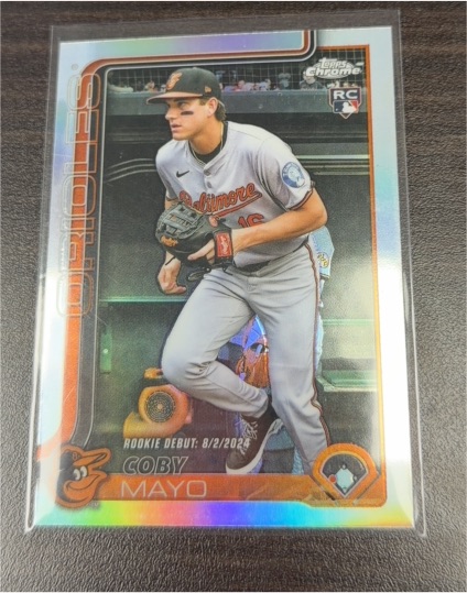 2025 Topps Chrome Update #USC94 Coby Mayo — front