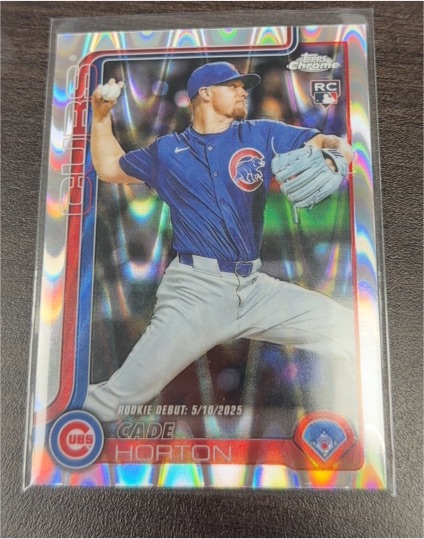2025 Topps Chrome Update #USC102 Cade Horton Rookie Debut — front
