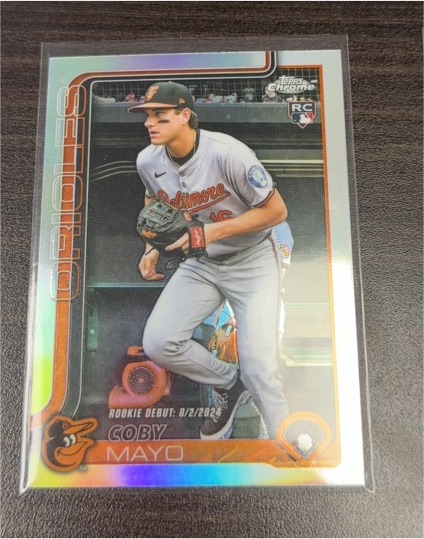 2025 Topps Chrome Update #USC94 Coby Mayo — front