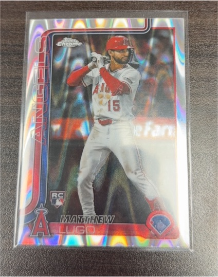 2025 Topps Chrome Update #US314 Matthew Lugo — front