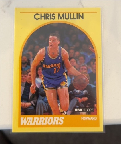 1989-90 NBA Hoops #90 Chris Mullin — front