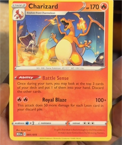 2025 McDonald's Pokémon Dragon Discovery #001 Charizard — front
