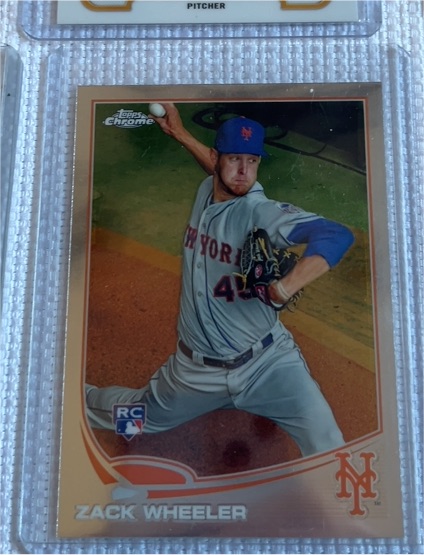 2013 Topps Chrome #180 Zack Wheeler — front