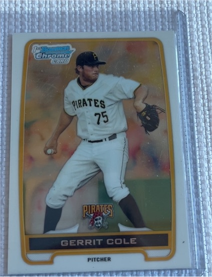 2012 Bowman Chrome #BCP86 Gerrit Cole — front