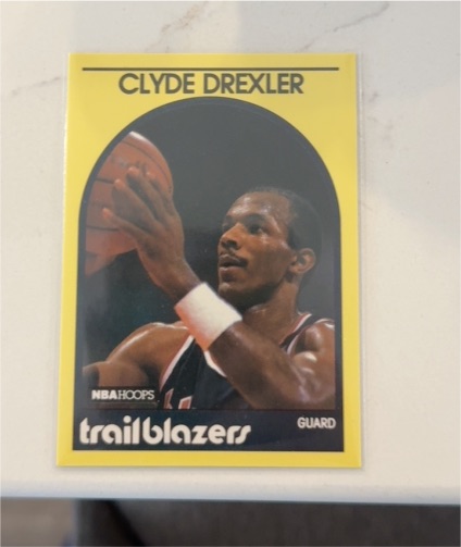 1989-90 NBA Hoops #190 Clyde Drexler — front