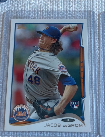 2014 Topps Update #US-50 Jacob deGrom — front