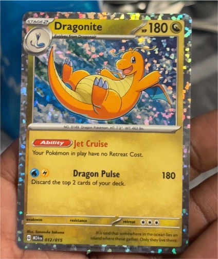 2024 McDonald's Pokémon Dragonite #012/015 — front