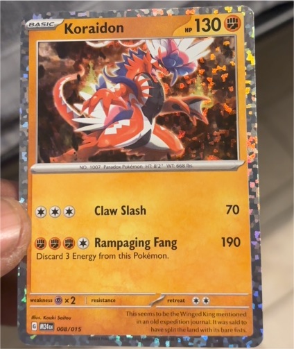 2024 Pokémon McDonald's Promo #008 Koraidon — front