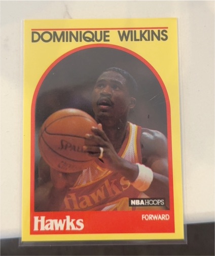 1989-90 NBA Hoops #130 Dominique Wilkins — front