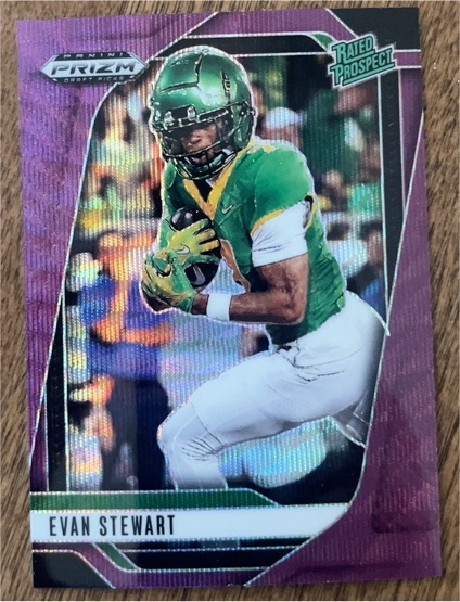 2025 Panini Prizm Draft Picks #100 Evan Stewart — front
