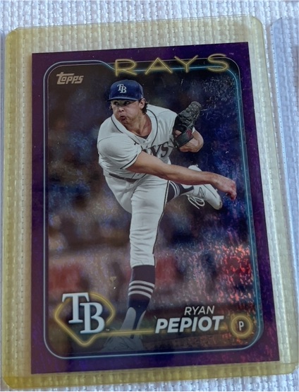 2024 Topps Ryan Pepiot Tampa Bay Rays — front
