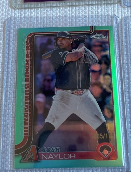 2025 Topps Chrome #15 Josh Naylor — front