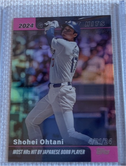 2024 Topps Greatest Hits #GH-8 Shohei Ohtani — front