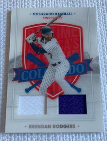 2021 Panini Chronicles America's Pastime #33 Brendan Rodgers — front
