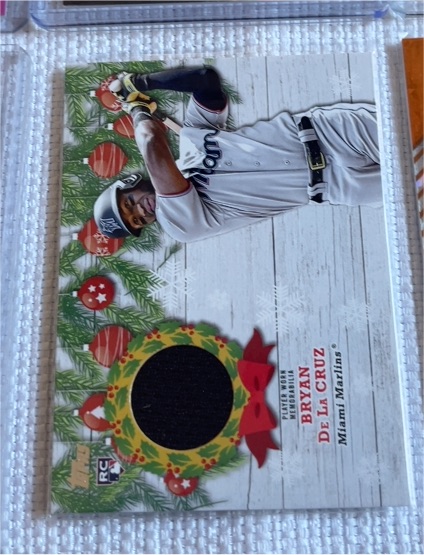 2022 Topps Holiday #WRC-BD Bryan De La Cruz — front