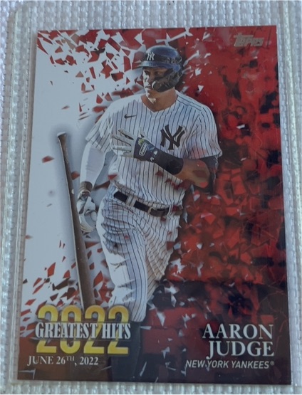 2023 Topps #22GH-14 Aaron Judge 2022 Greatest Hits — front