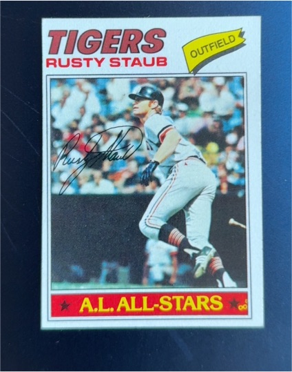 1977 Topps #420 Rusty Staub — front